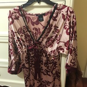 bcbgmaxazria short kimono dress